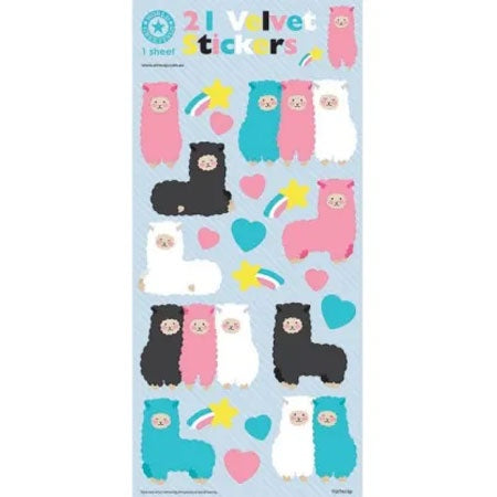 Lámina De Pegatinas Fun Stickers - Diseños De Llamas Y Flamencos - 31 X 11 Cm - Más De 500 Diseños