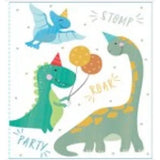 Mini Birthday Card - Dino Stomp Roar Party
