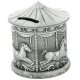 Carousel Money Box - Pewter Plated