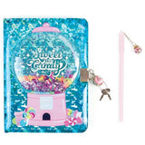3C4G - Bubble Gum Glitter Locking Journal