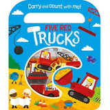 Five Red Trucks Count & Carry Board Book