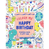 Lake Press - Colour Me Happy Birthday - Greeting Cards & Gift Tags