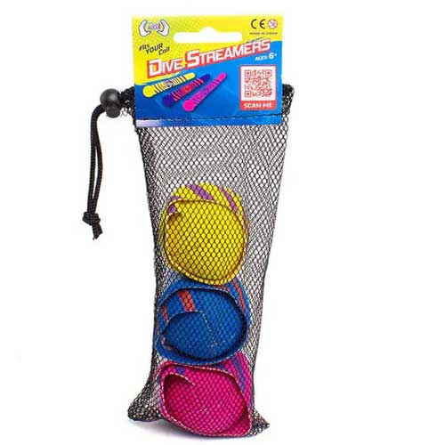 Cooee - Dive Streamers – Yellow Zebra