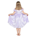 Den Goda Fen - Velvet Princess Dress - Lavender