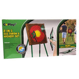 ** AVAILABLE IN-STORE ONLY ** Go Play - 2 in 1 Axe Throw & Archery Set