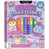 Hinkler - Kawaii Sweetlings Colouring Kit - With Colour-Changing Markers