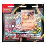 Pokemon TCG Mega Evolutions 4 Chaos Rising Three Booster Blister