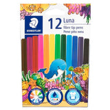 Staedtler - Luna Fibre Tip Pens - 12 pack