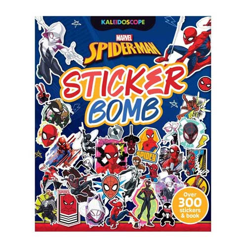Hinkler - Sticker Bomb - Spiderman – Yellow Zebra