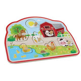 Melric - Wooden Peg Puzzle - Farm