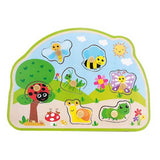 Melric - Wooden Peg Puzzle - Insects