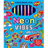 Markerific - Colouring Fun Activity Folder - Neon Vibes