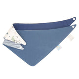 All 4 Ella - Reversible Bandana Bibs 2 Pack - Plane