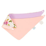 All 4 Ella - 2 Pack Bandana Bib - Rose