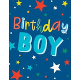 Birthday Boy Mini Card - Stars