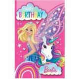 Premium - Barbie & Unicorn - Birthday Card