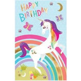 Premium - Rainbow Unicorn - Birthday Card