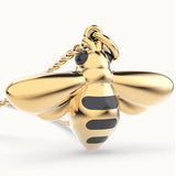 Chocli - 18K Gold Plated Necklace - Bee