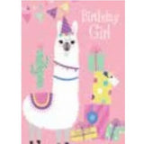 Birthday Girl Mini Card - Llama