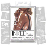 Inked - Temporary Tattoos - White-Out Pack