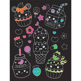 Scratch Art Activity Book - Kawaii