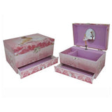 Musical Jewellery Box - Large with Draw - Ballerina