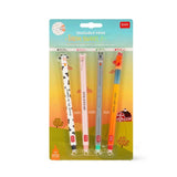 Legami - Set of 4 Erasable Gel Pens - Farm Sweet Farm
