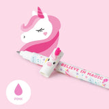 Legami - Erasable Pen - Unicorn - Pink Ink