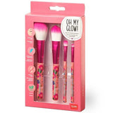 Legami - 4 Piece Makeup Brush Set - Flowers