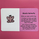 Little Joys - Mental Health Wellbeing Pins - Blissful Butterfly