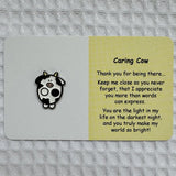 Little Joys - Mental Health Wellbeing Pins - Caring Cow