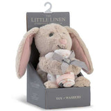 Little Linen - Plush Toy & Washers Set - Harvest Bunny