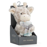 Little Linen - Plush Toy & Washers Set - Savanna Giraffe