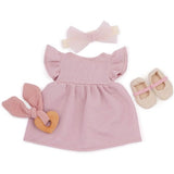 Lullababy - 14" Doll Outfit - Pink Dress with Shoes