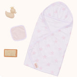 Lullababy - 14" Doll Outfit - Bath Time Outfit with Accessories