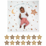 Lulujo - Baby's First Year Blanket & Card Set - Written In The Stars