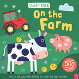 Match & Stick Activity Book - On The Farm