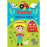 Mega Colouring Pad - Farm