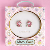 Mon Coco - Clip-on Earrings - Unicorn Shimmer