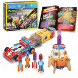 National Geographic - How Things Work - 2 in 1 Blast-Off Rocket & Racing Car