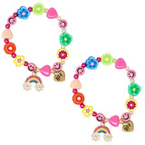 Pink Poppy - BFF Smiley Face Bracelets Set