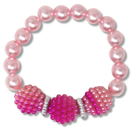 Pink Poppy - Pearl Bubble Bracelet