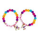 Pink Poppy - Unicorn Rainbow Pearl Bracelet Set