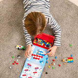 Plus Plus - Activity Pad Puzzle By Number - Transportation