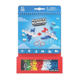 Plus Plus - Activity Pad Puzzle By Number - Transportation
