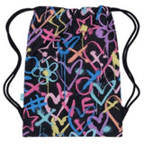 Spencil - Drawstring Swim Bag - Hearts & Crosses