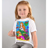 Splat Planet - Colour In T-Shirt - Mermaid