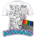Splat Planet - Colour In T-Shirt - Mermaid
