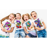Splat Planet - Colour In T-Shirt - Superhero