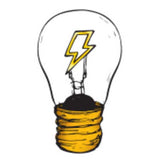 Stellar - USB Charged - Lightbulb Lamp - Lightening Bolt